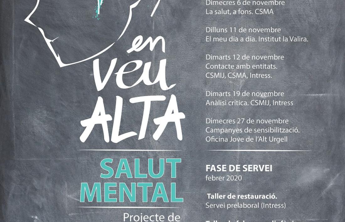 El cartell sobre el projecte.