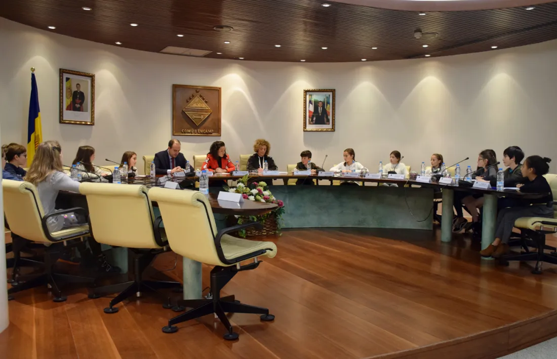 Primera sessió de la quarta edició del Consell d'infants d'Encamp.