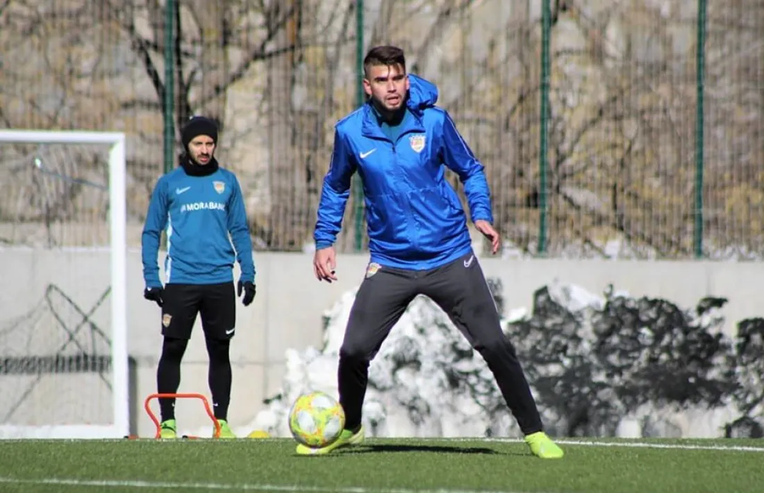 Andrés García es va entrenar ahir.