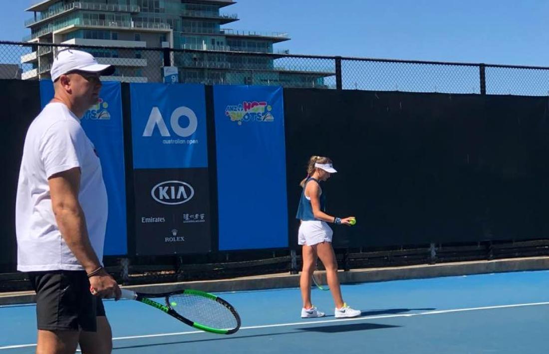 Vicky Jiménez continua en curs a l’Open d’Austràlia de categoria júnior.