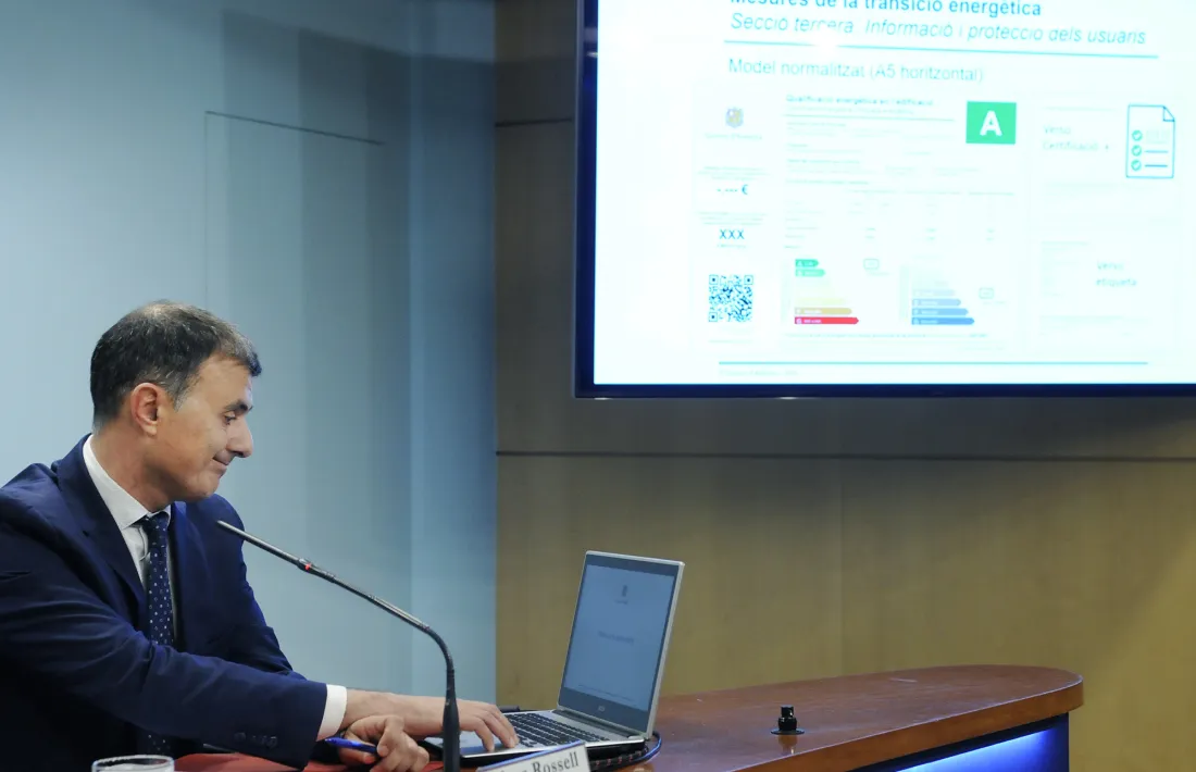 El secretari d’Estat d’Agricultura i Sostenibilitat, Marc Rossell, ahir.