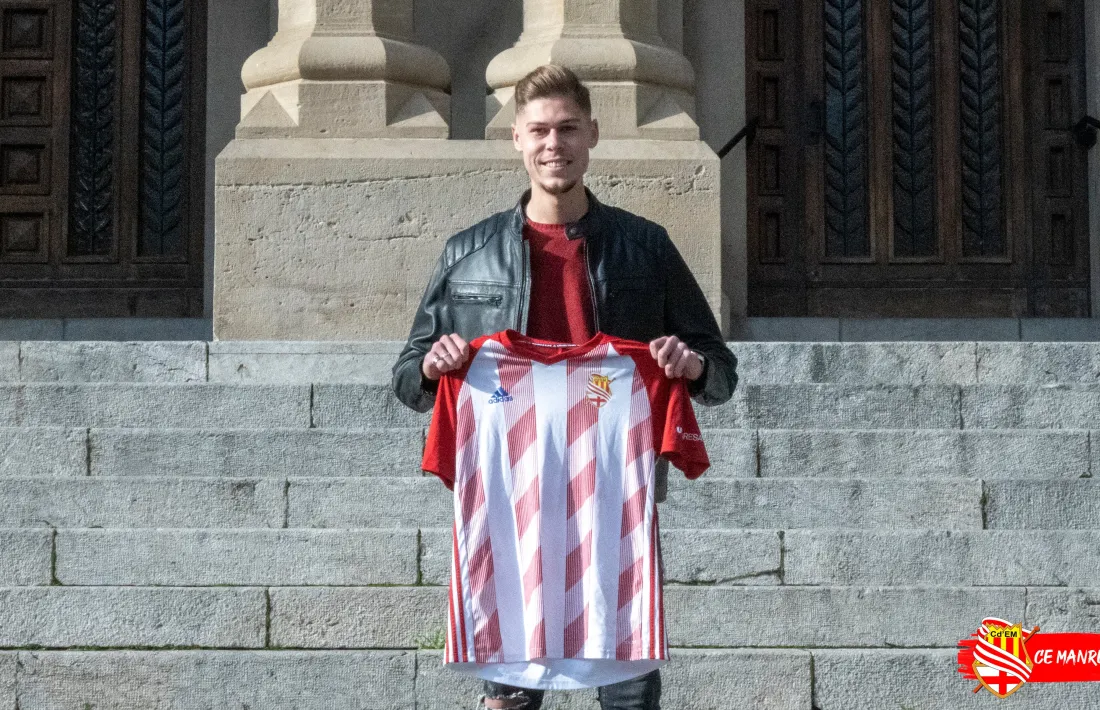 Albert Alavedra, amb el CE Manresa.