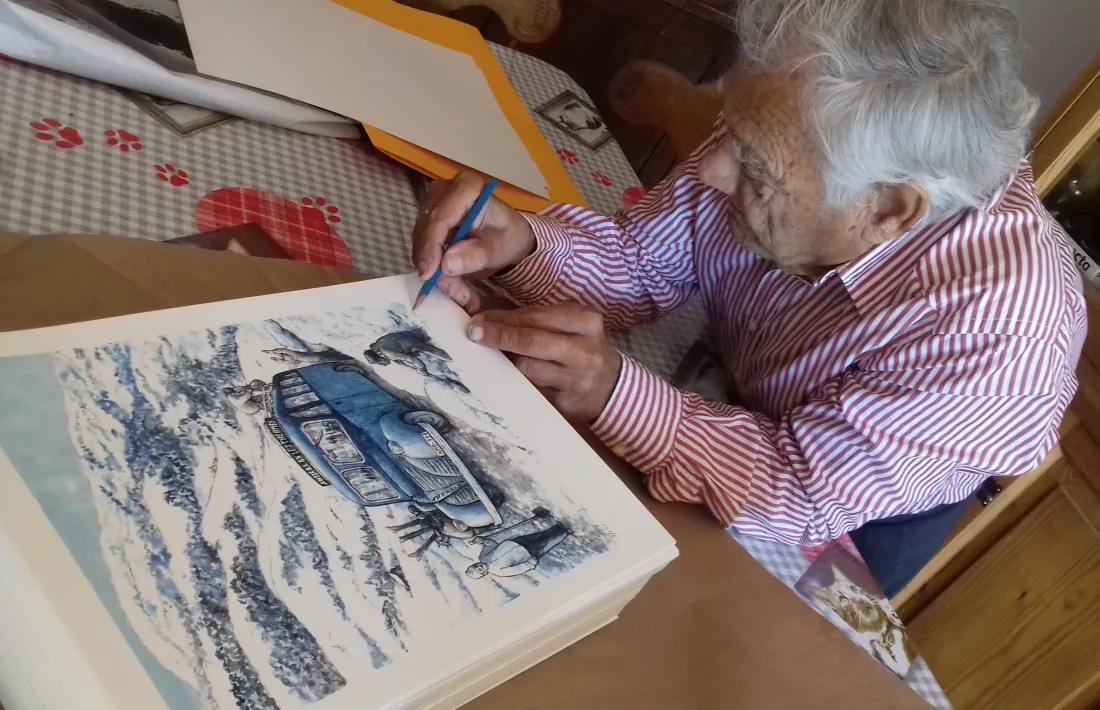Sergi Mas, en acció: l'edició consta de 250 exemplars numerats i autografiats per l'artista.