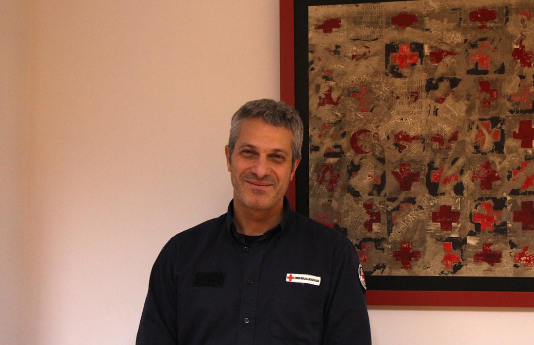 El director general de Creu Roja, Jordi Fernández.