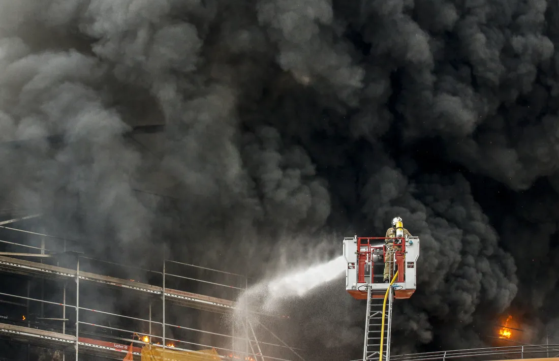 L’incendi al Centre esportiu dels Serradells va tenir lloc el 22 de novembre passat.