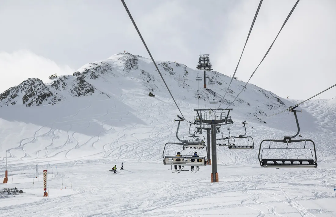 Una imatge de les pistes de Grandvalira.