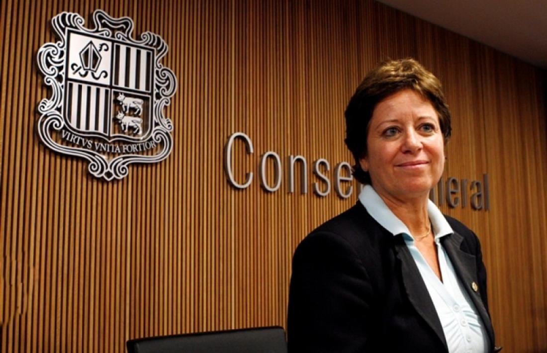Rodríguez, quan va exercir com a ministra de Salut, en el primer mandat de Toni Martí.