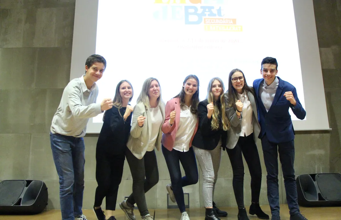 L'equip 1 de l'escola andorrana que s'ha proclamat guanyador.