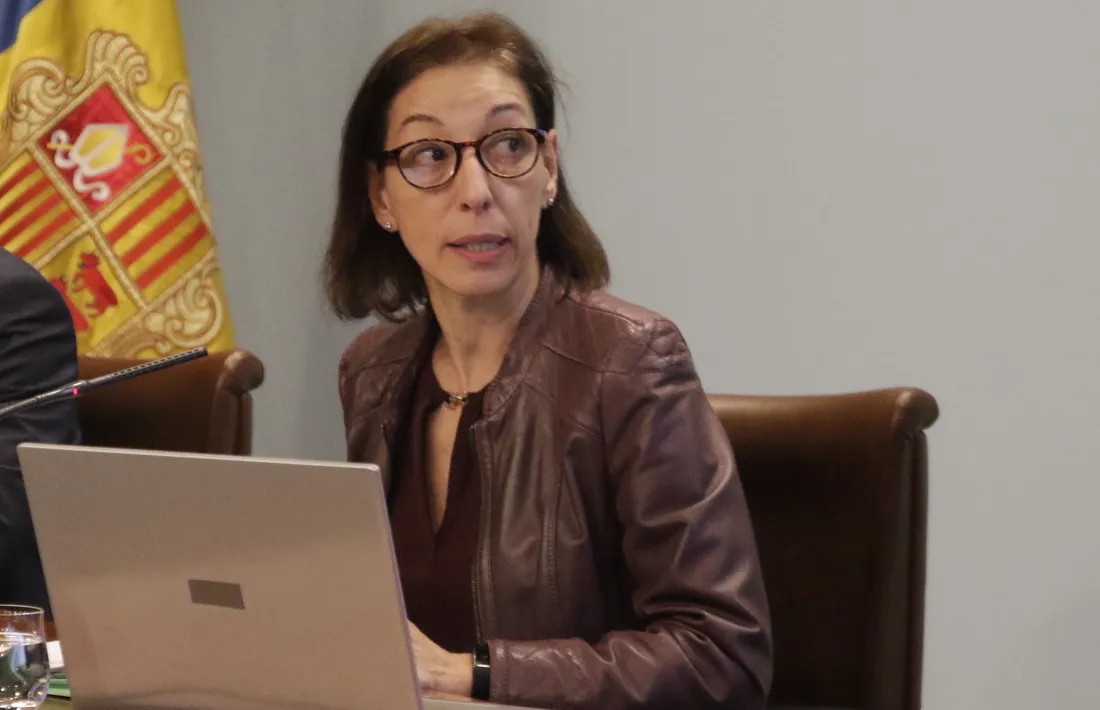 La directora d’Ocupació i Treball, Laura Vilella, va explicar el contingut del Reglament de l’ocupació. 