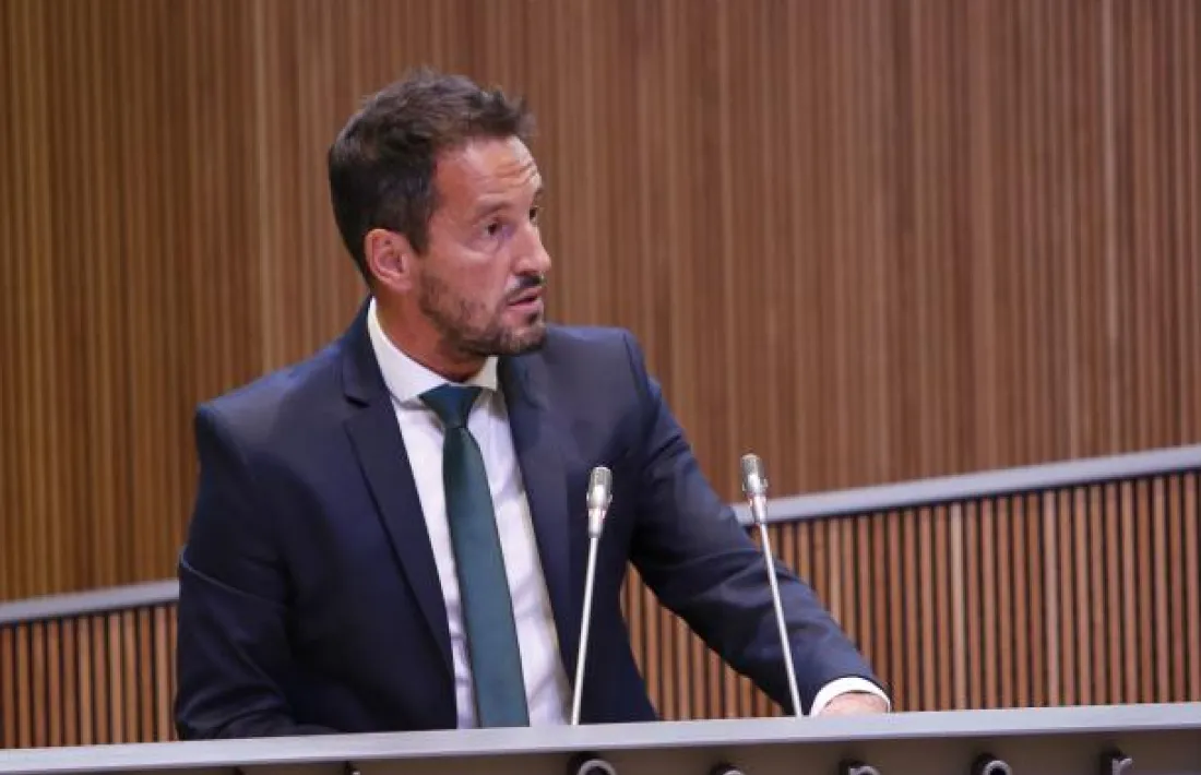 El president del grup socialdemòcrata, Pere López.