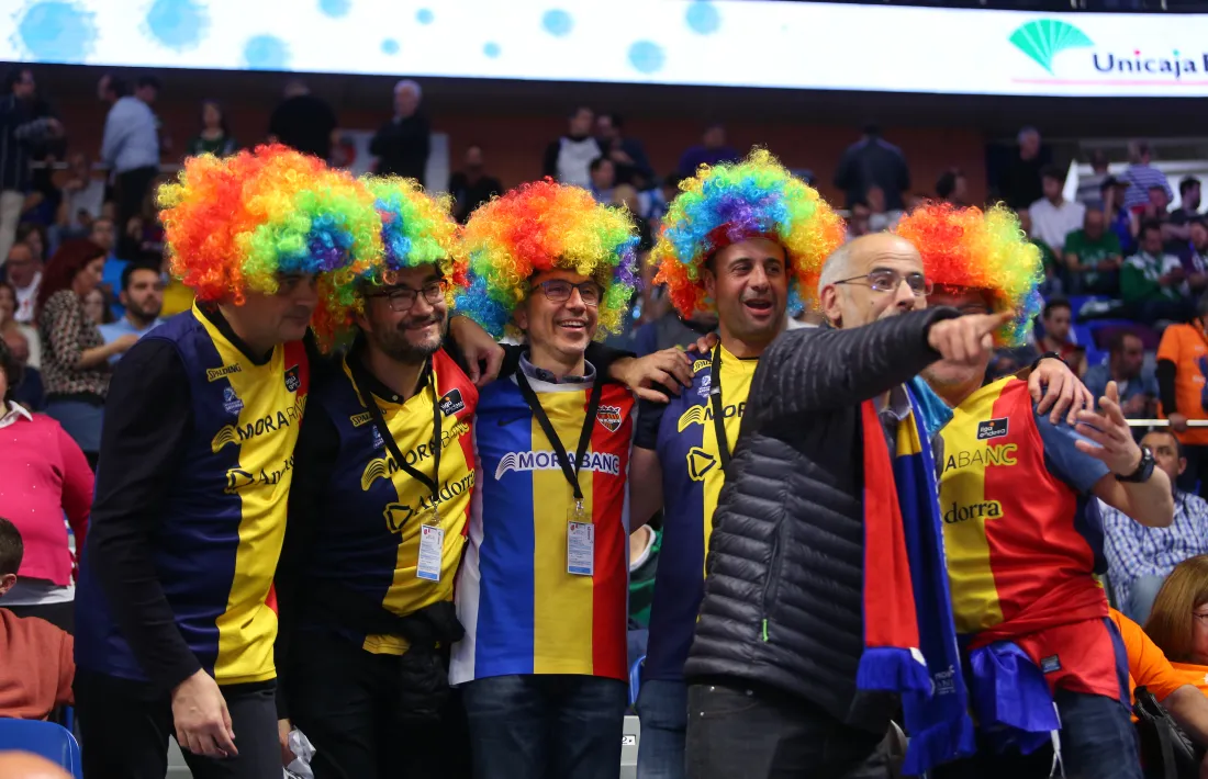 L'afició del BC MoraBanc, una de les notícies més positives d'aquesta Copa del Rei a Màlaga