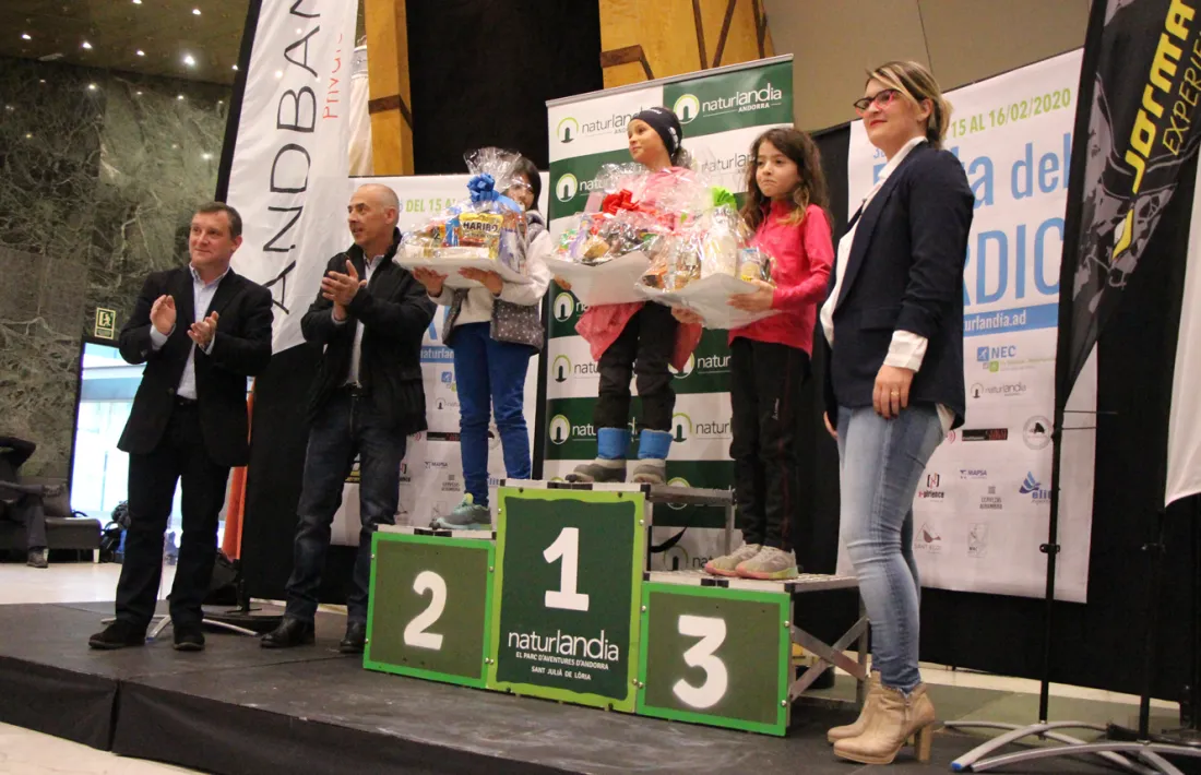 Alguns dels guanyadors que han estat guardonats.