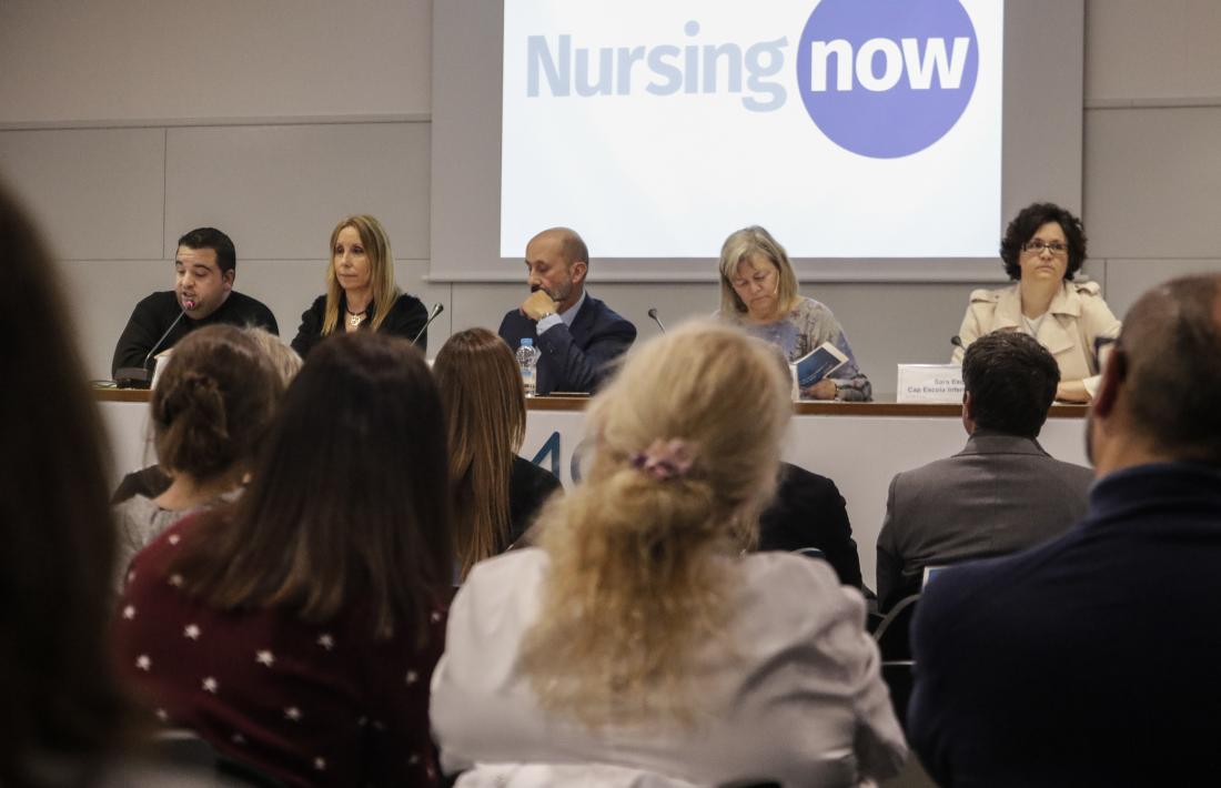 Un moment de la presentació de la campanya Nursing Now.
