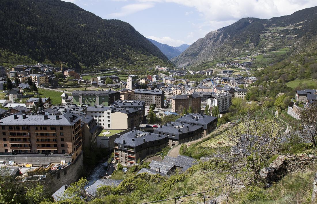Vista de la parròquia d'Encamp.