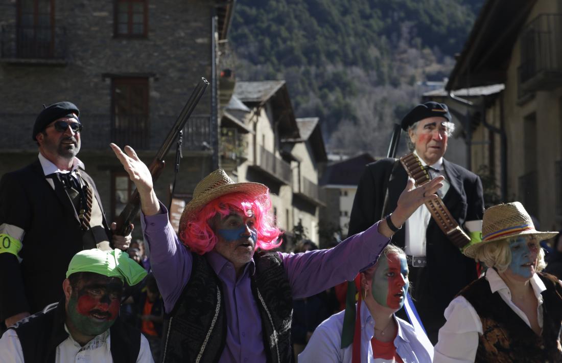 El ‘Judici dels contrabandistes’, que va tenir lloc ahir a Ordino.