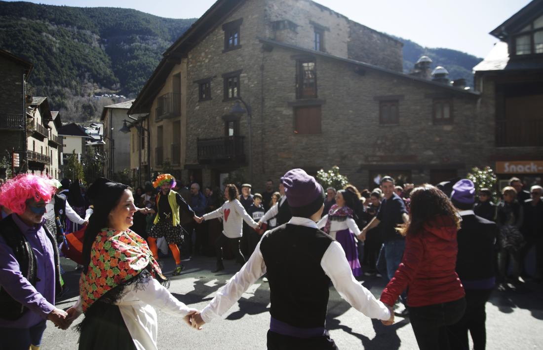 El ‘Judici dels contrabandistes’, que va tenir lloc ahir a Ordino.