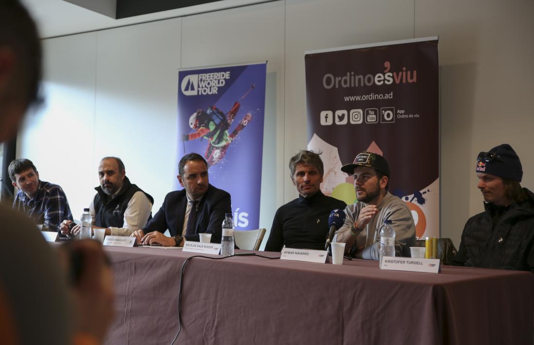 La prova ‘andorrana’ del Freeride World Tour es va presentar ahir a Ordino.