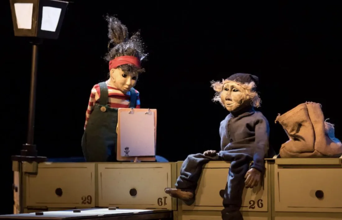 Un instant de l'espectacle 'Roig Pèl-Boig' que es farà al Teatre Comunal d'Andorra la Vella.