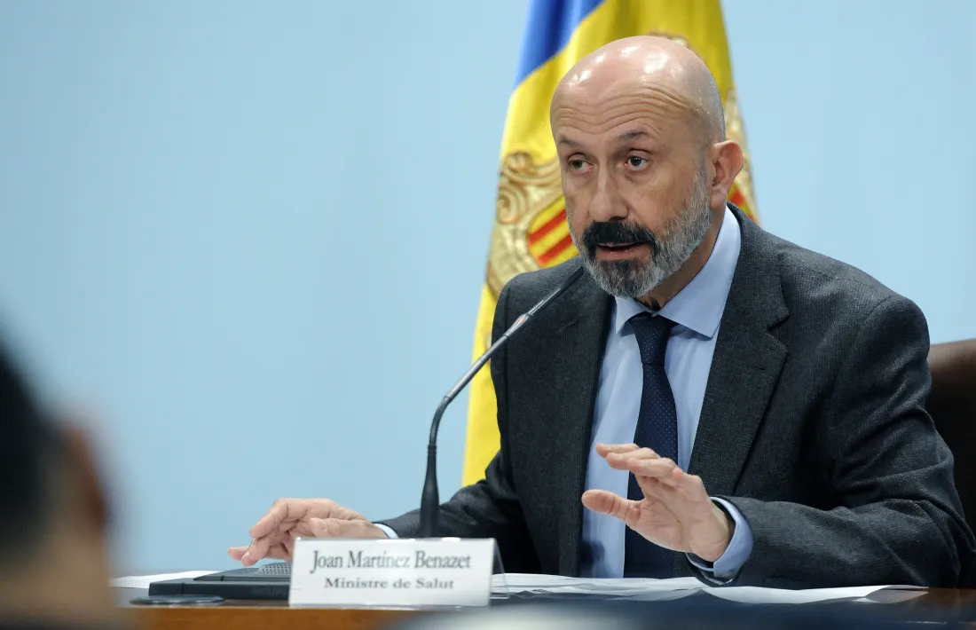 Joan Martínez Benazet en la compareixença d'aquest matí.