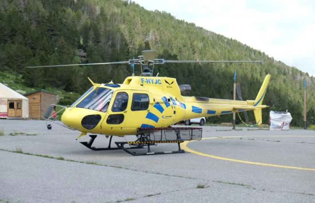 L'helicòpter dels bombers.