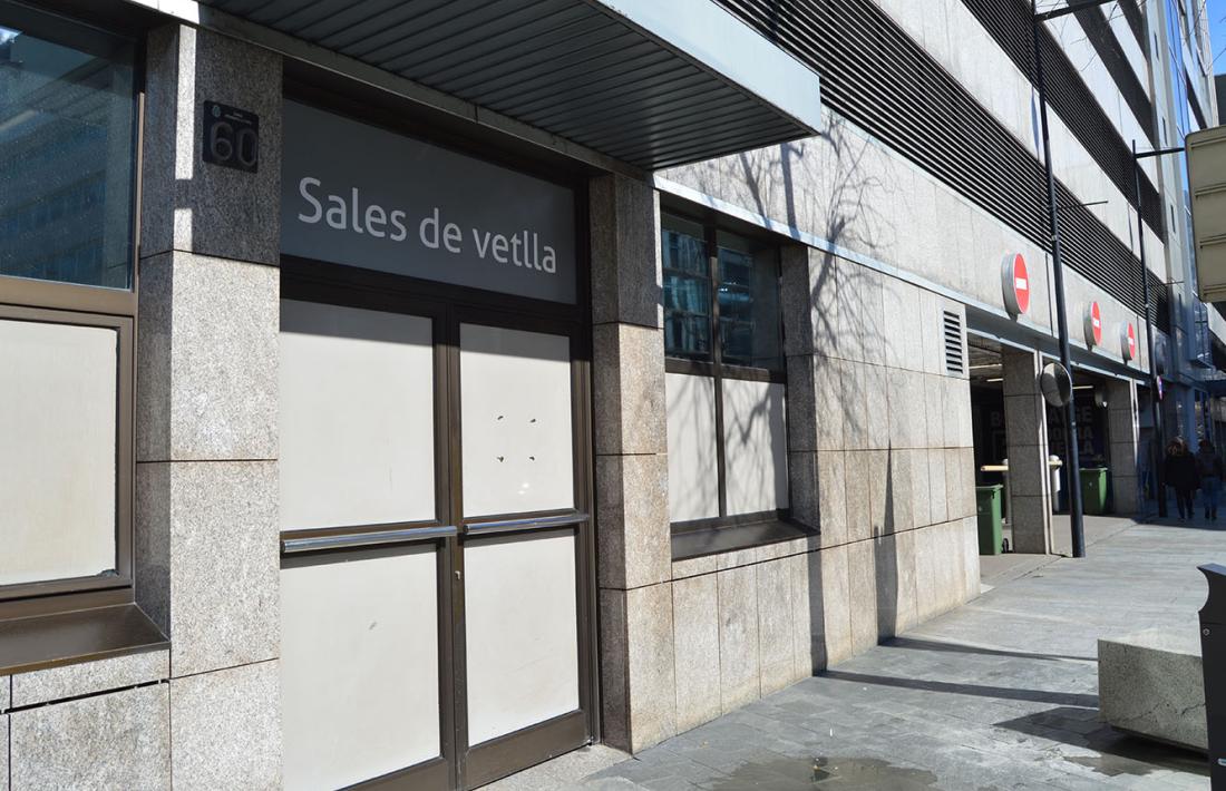 La sala de vetlles d'Andorra la Vella.