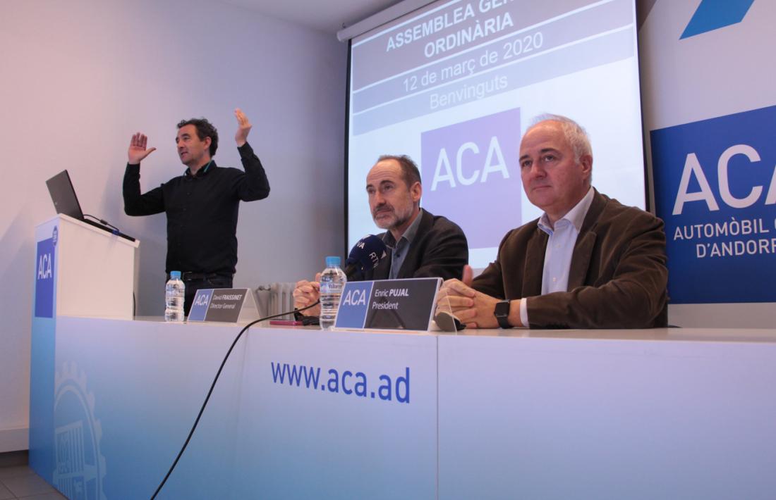 Roda de premsa de presentació del balanç de la campanya, ahir.