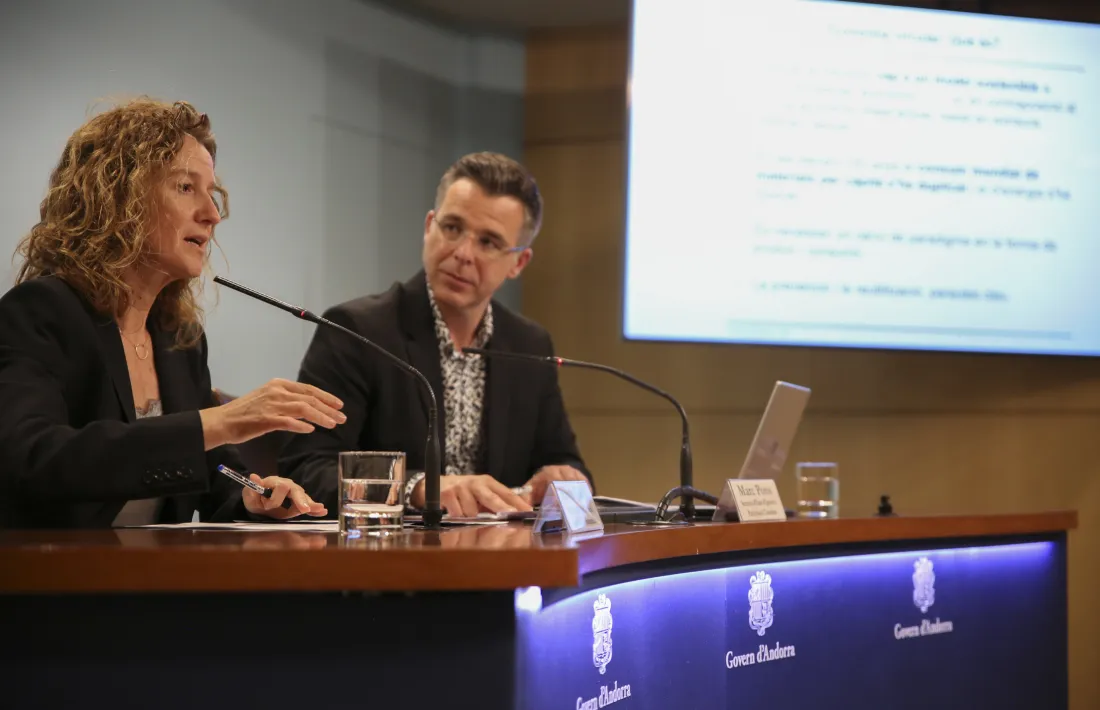 Calvó i Pons van presentar ahir el procés participatiu, ahir.