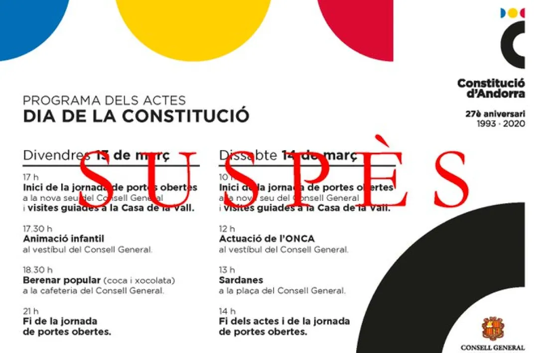 Les diverses activitats s'havien de fer entre avui i demà.