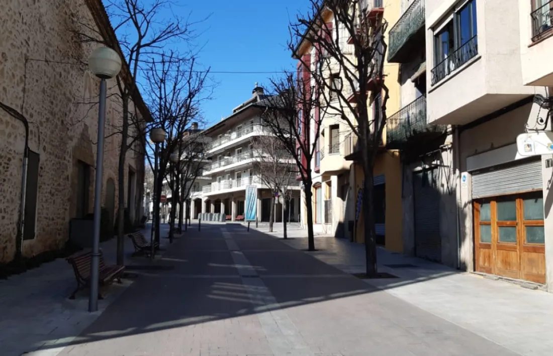 La Seu, carrers buits.