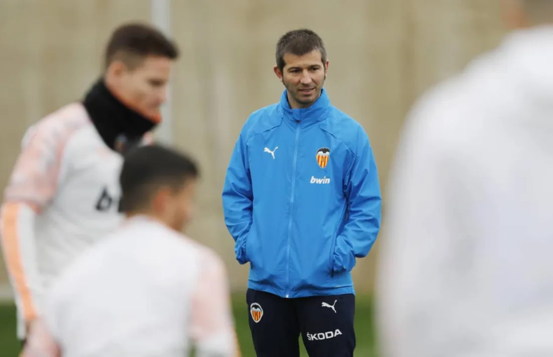 Albert Celades, entrenador del València