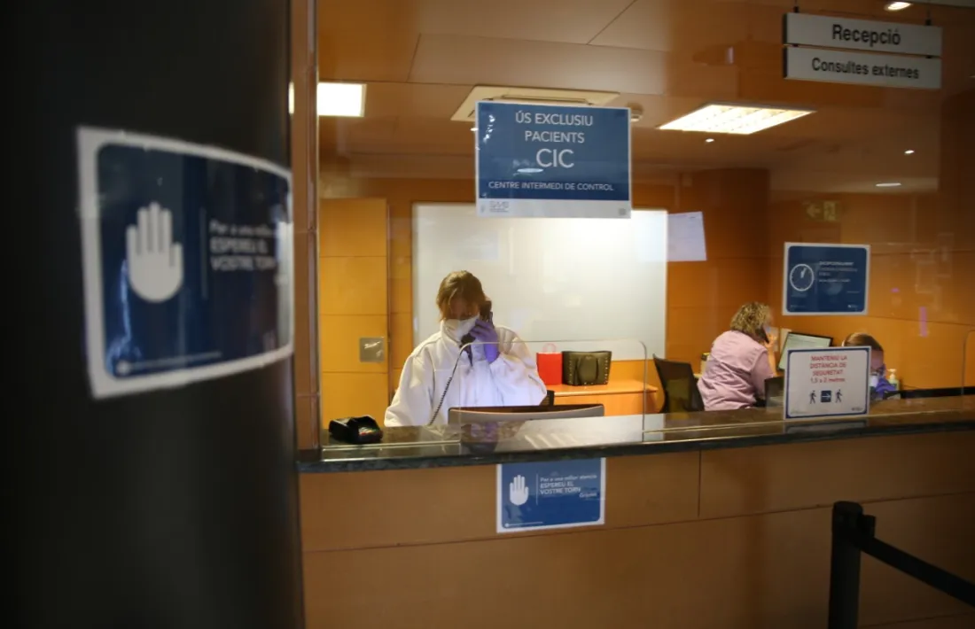 Personal al CIC aquest matí.