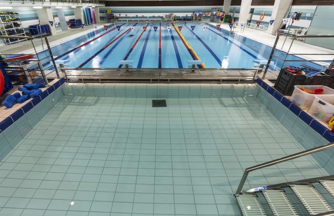 Les piscines del Centre Esportiu Sant Julià de Lòria.