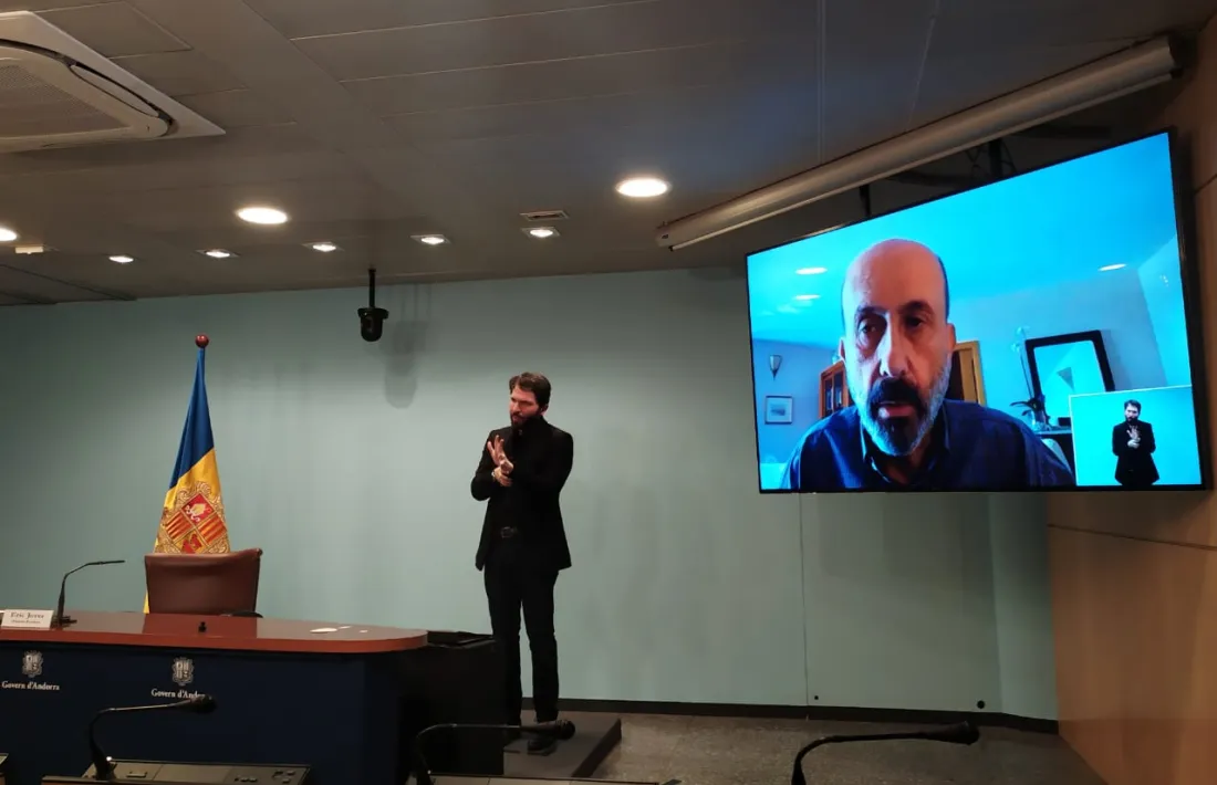 Joan Martínez Benazet, en la compareixença d'aquest migdia.