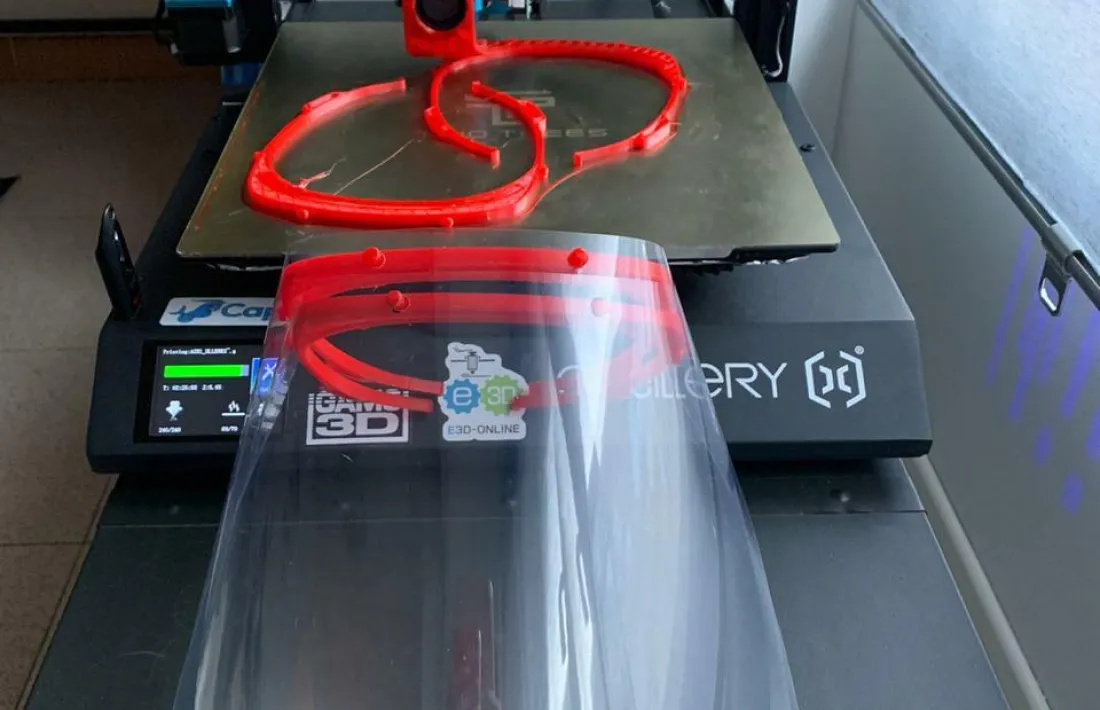 Les viseres que s’entregaran avui a la Creu Roja Andorrana.