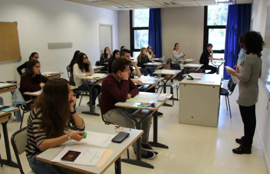 Alumnes durant una convocatòria anterior de la POB.