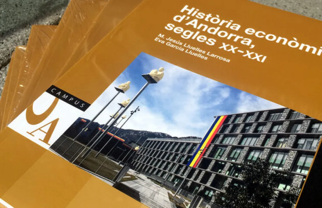 'Història econòmica d’Andorra, segles XX-XXI', un dels llibres disponibles a la biblioteca virtual.
