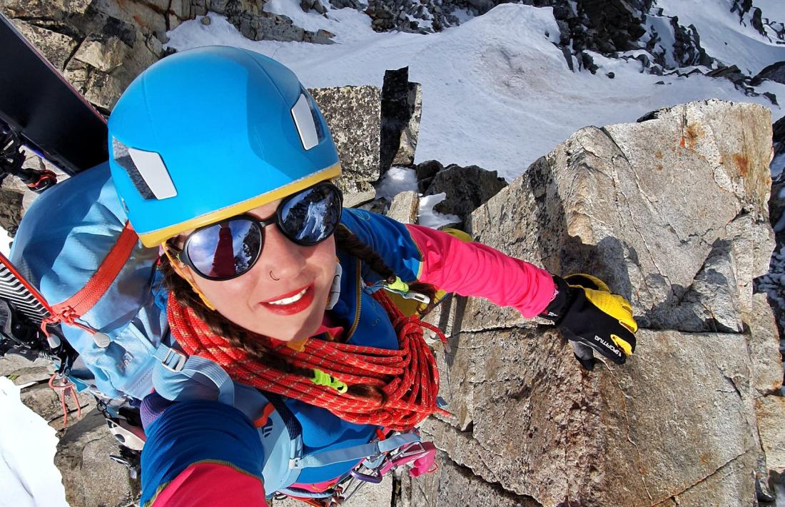 L’alpinista Stefi Troguet.