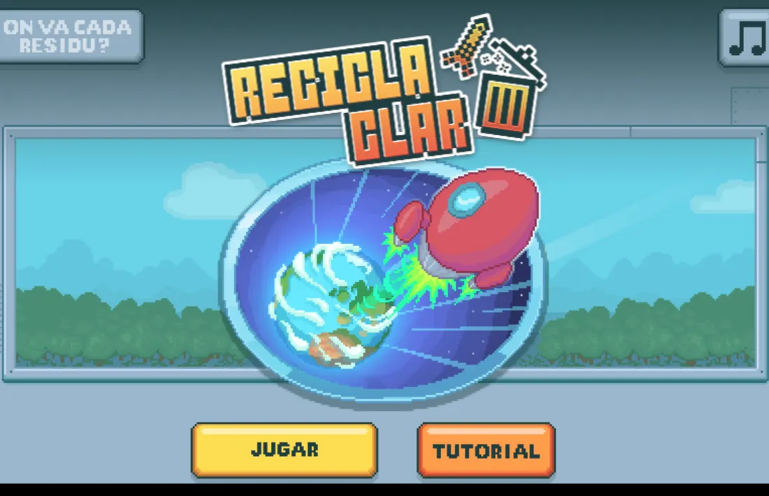 'Reciclaclar', un nou videojoc educatiu.