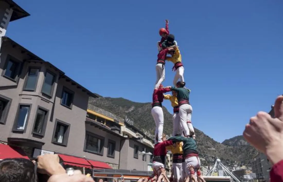 La colla andorrana, en una imatge d'arxiu.