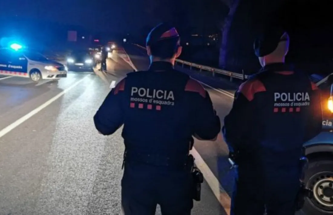 Un control dels mossos.