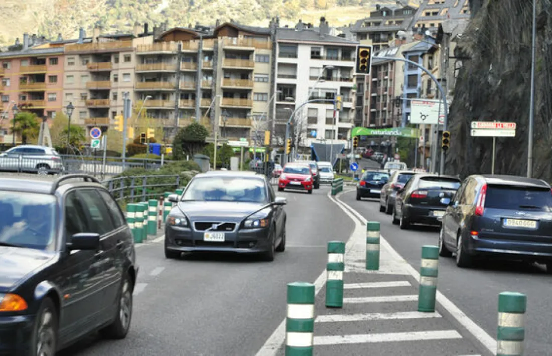 Vehicles circulant per Andorra.