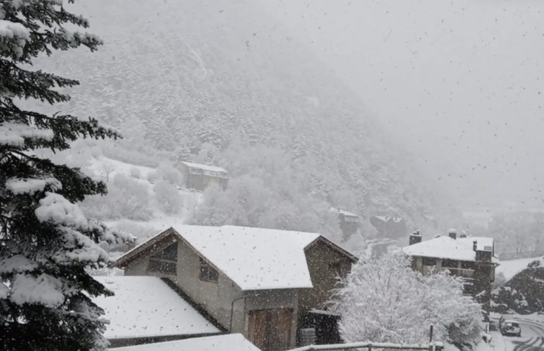 Fotografia feta a Ordino durant el confinament i penjada a Instagram.