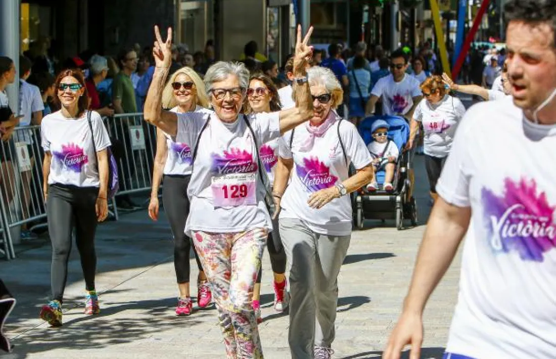 Un moment de la darrera cursa de la dona. 