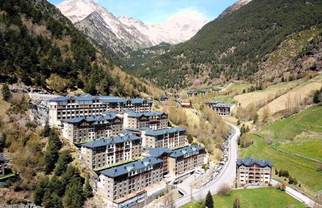 Vista del complex Ribasol Park que acull temporers.