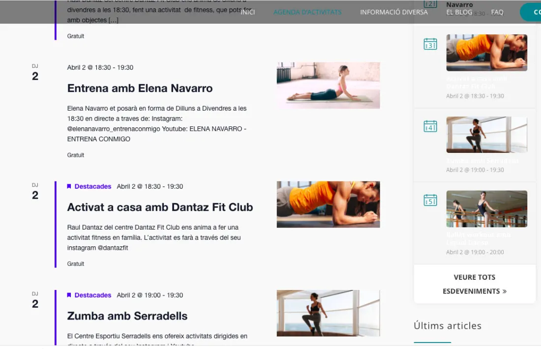 Imatge de les propostes recollides a la web Emquedoacasa.com