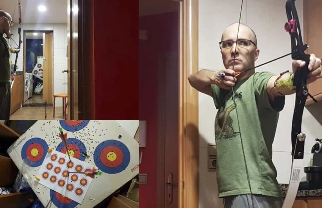 El TAE fent 'diana' per la Covid-19.