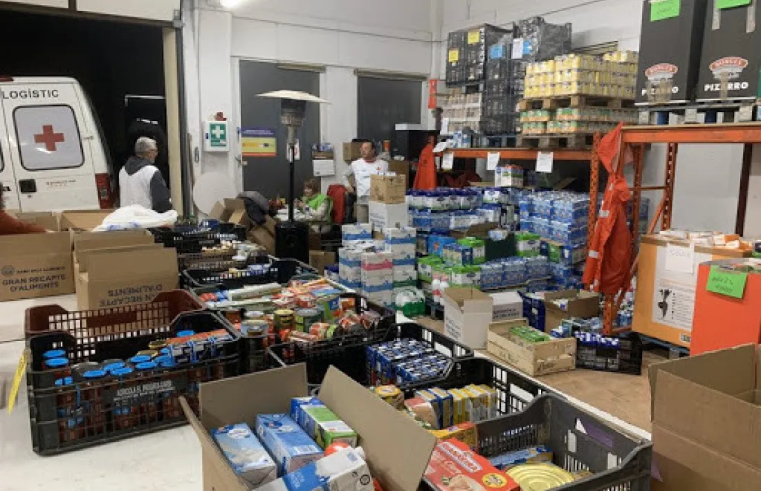 Imatge d'arxiu del banc d'aliments de la Seu d'Urgell.