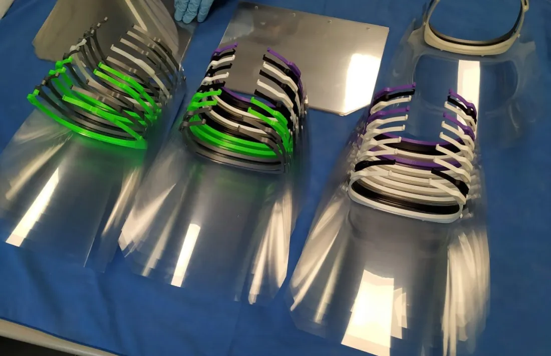 Les EPIs produïdes pels 'makers' d'Andorra.