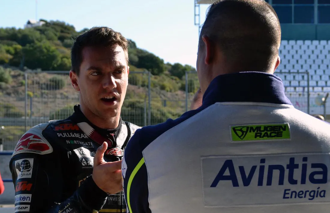 Xavi Cardelús, amb l'equip Esponsorama Avintia Racing.