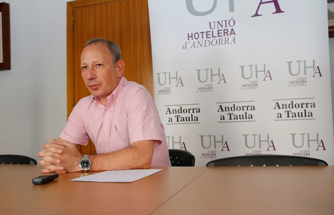 El president de la Unió Hotelera, Carles Ramos.